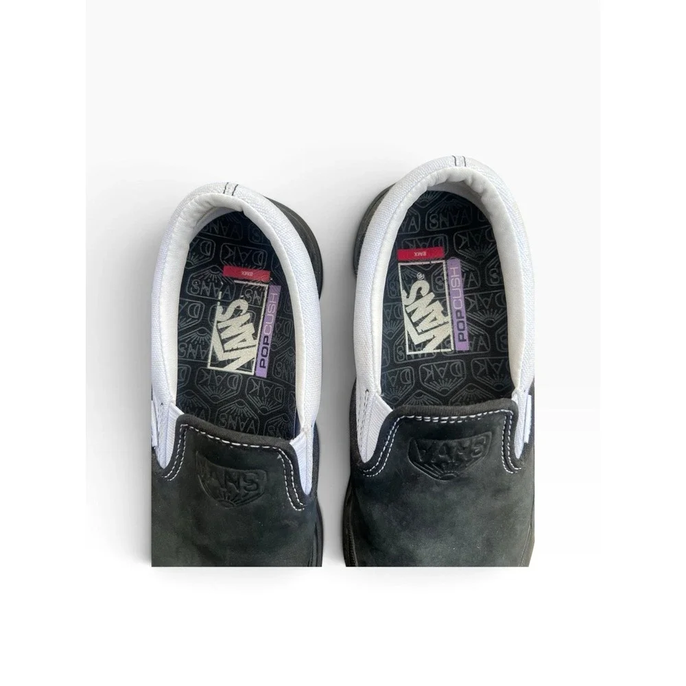 Vans Dakota Roche BMX Slip-On Black White WaffleCup Shoes Mens 5 Womens 6.5